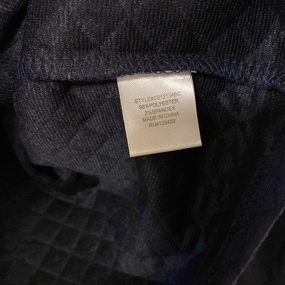 NWT COMO BLACK Medium Navy Quilted Zippered Hoodie - Picture 4 of 9